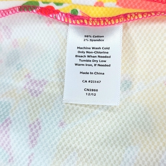 NWT Talbots Womens Cotton-blend Stretch Textured Mult-Colored Floral Skirt 12 - Picture 5 of 5